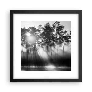 Plakat w czarnej ramie - Niepowstrzymane słońce - 30x30 cm