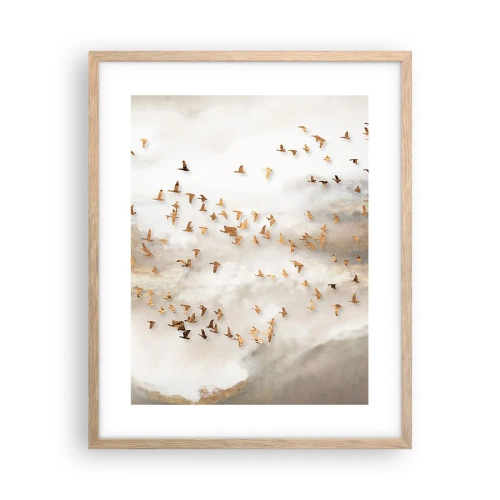 Plakat w ramie jasny dąb - Już czas… - 40x50 cm