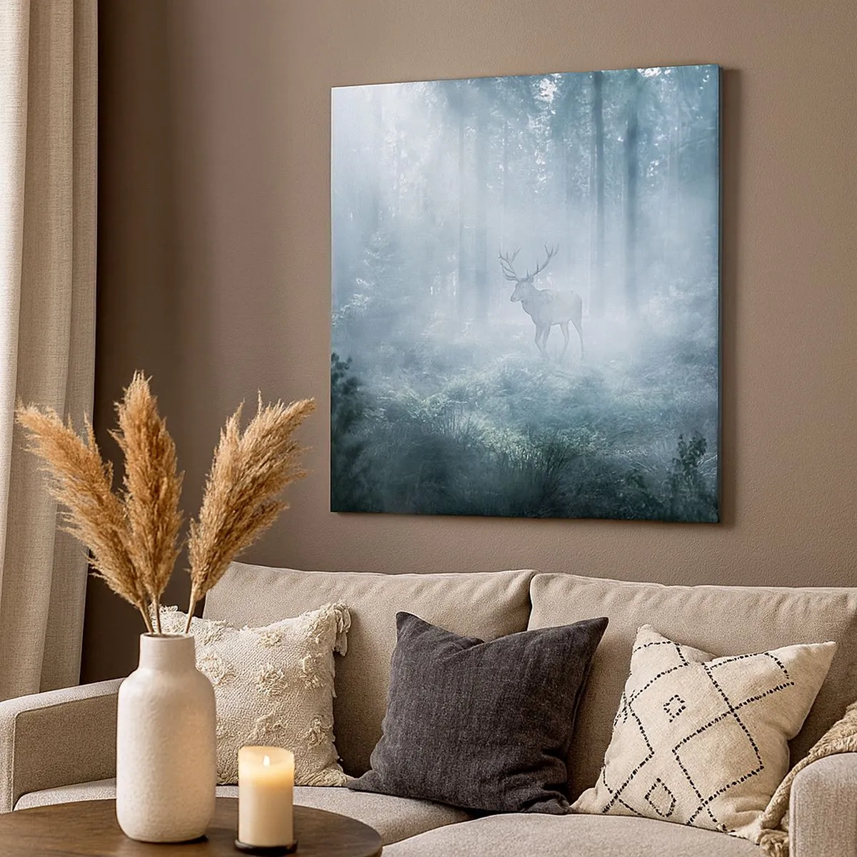 Obraz na płótnie - Poranny obchód włości - 30x30 cm