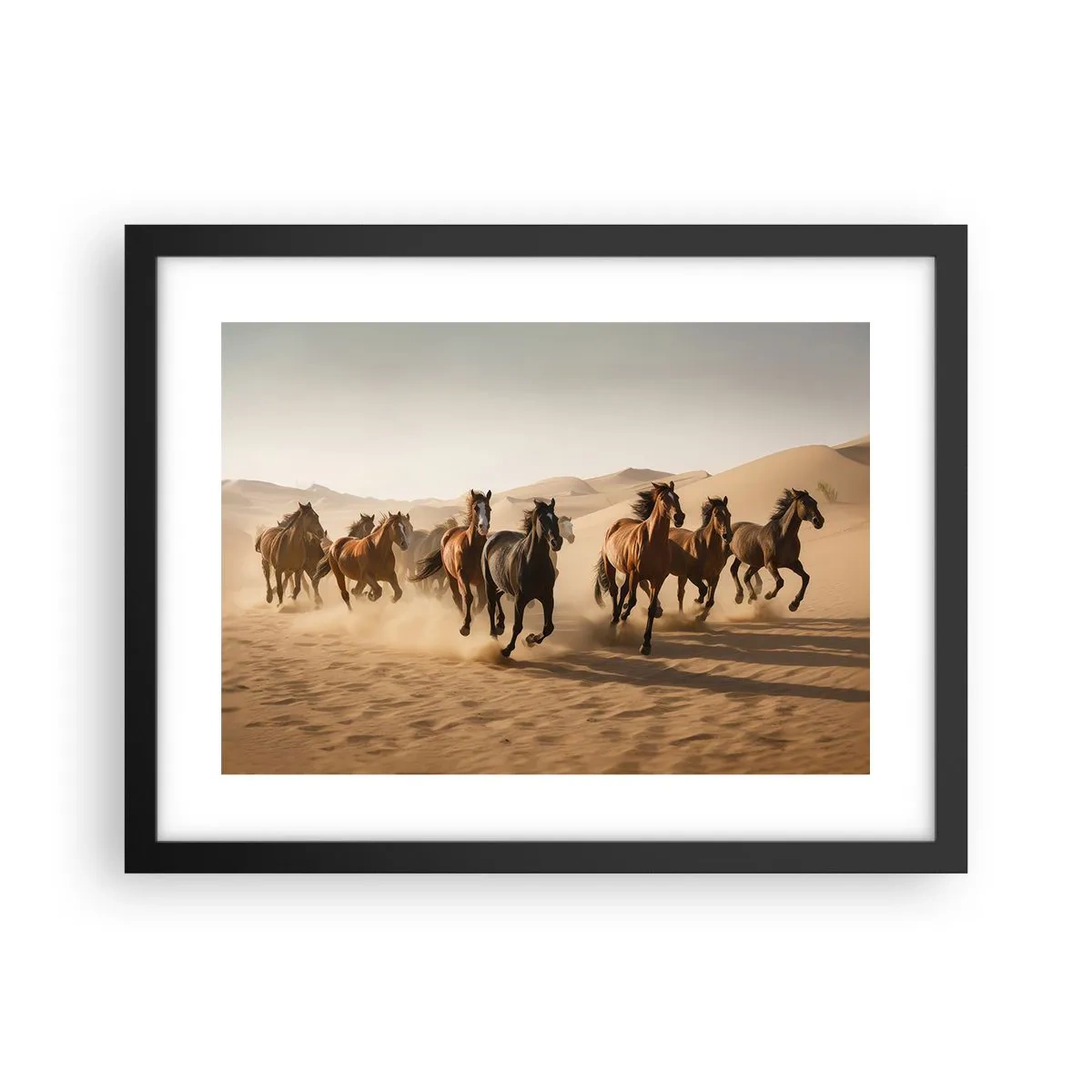 Plakat w czarnej ramie - Wolne jak wiatr - 40x30 cm