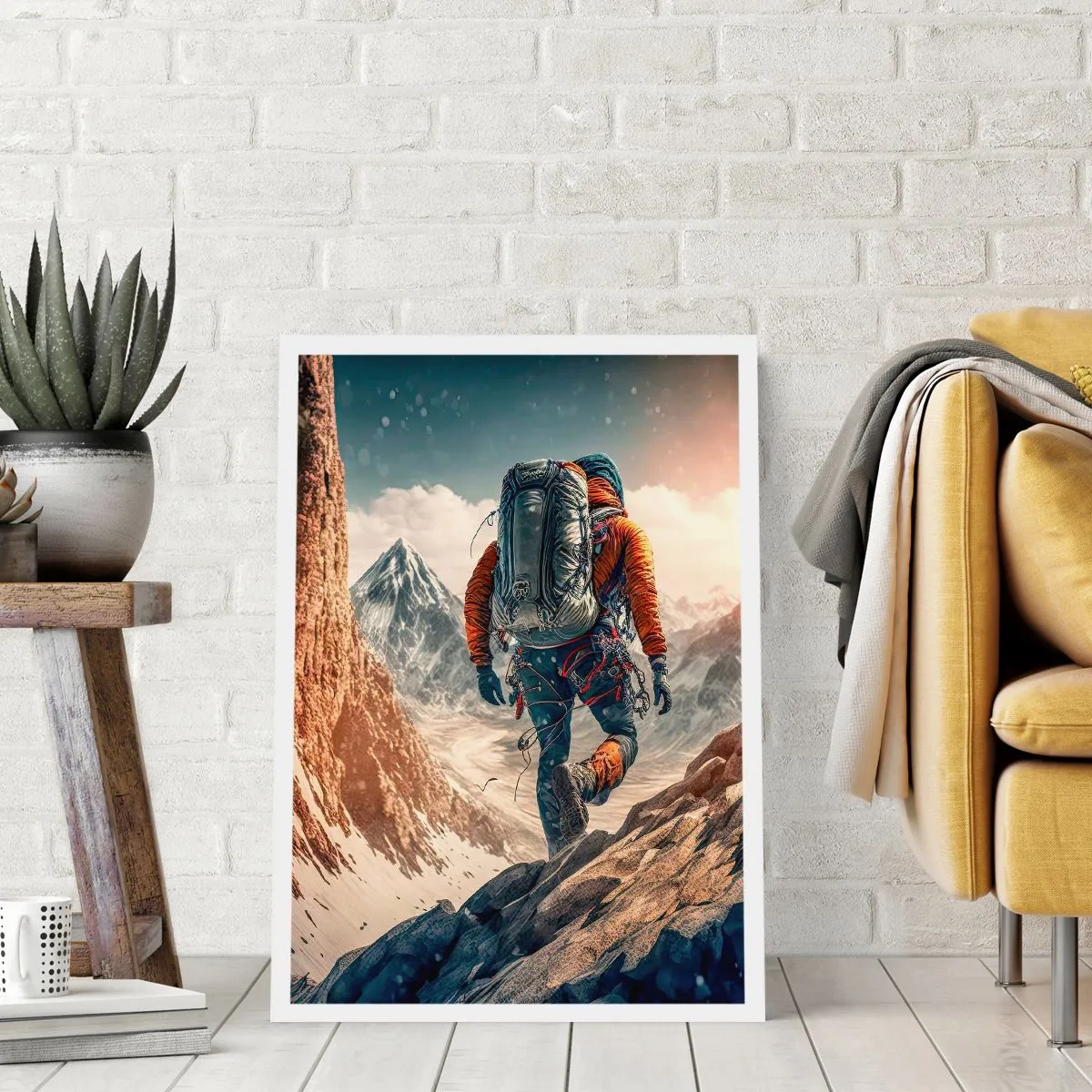 Plakat - Samotny wojownik - 70x100 cm