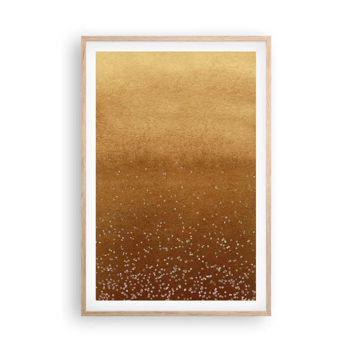 Plakat w ramie jasny dąb - Narodziny światła - 61x91 cm