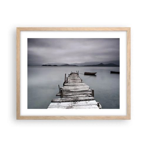 Plakat w ramie jasny dąb - Jutro możesz ruszać - 50x40 cm