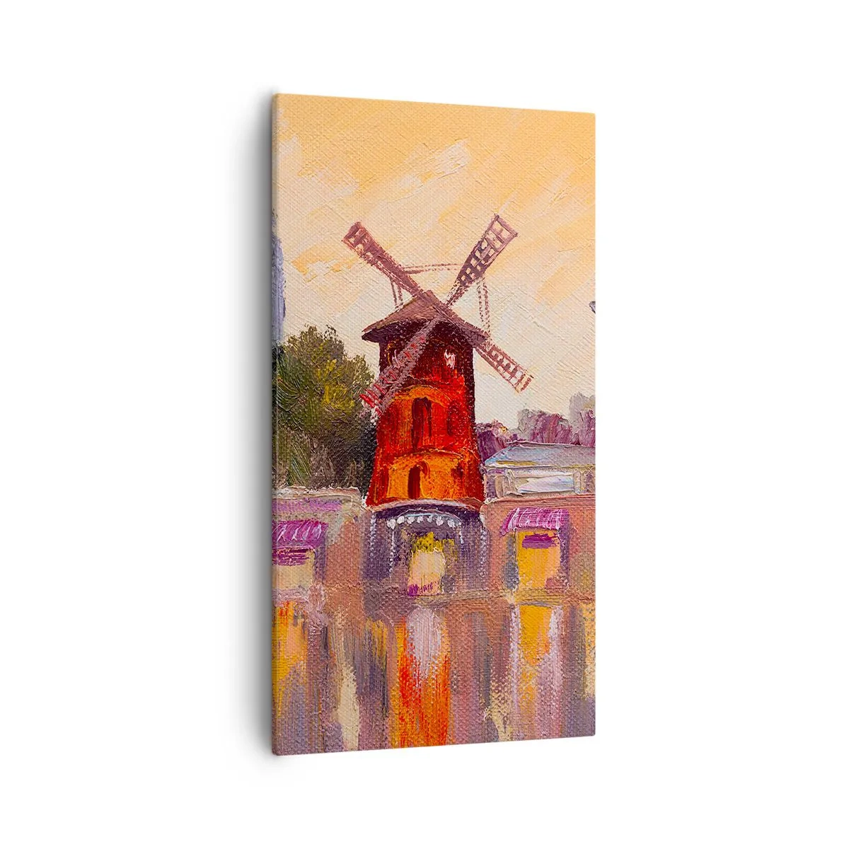 Obraz na płótnie - Paryskie ikony – Moulin Rouge - 55x100 cm