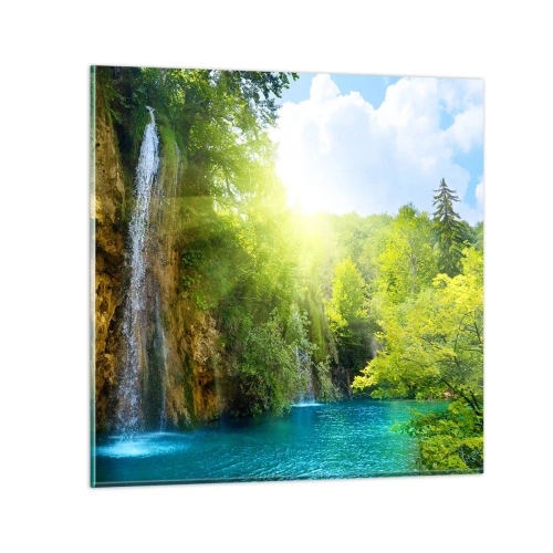 Obraz na szkle - To musi być Eden - 30x30 cm