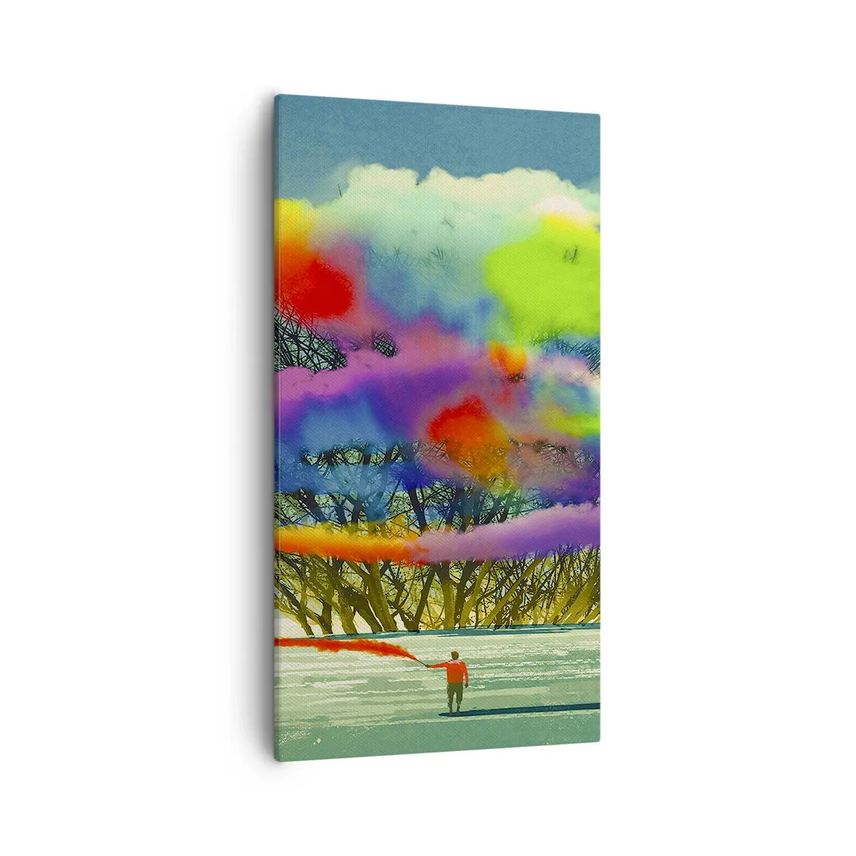 Obraz na płótnie - Ożywić ten świat - 55x100 cm