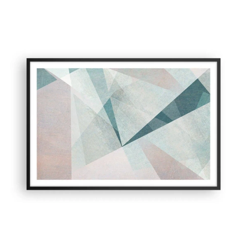 Plakat w czarnej ramie - Spokojnie choć dynamicznie - 91x61 cm