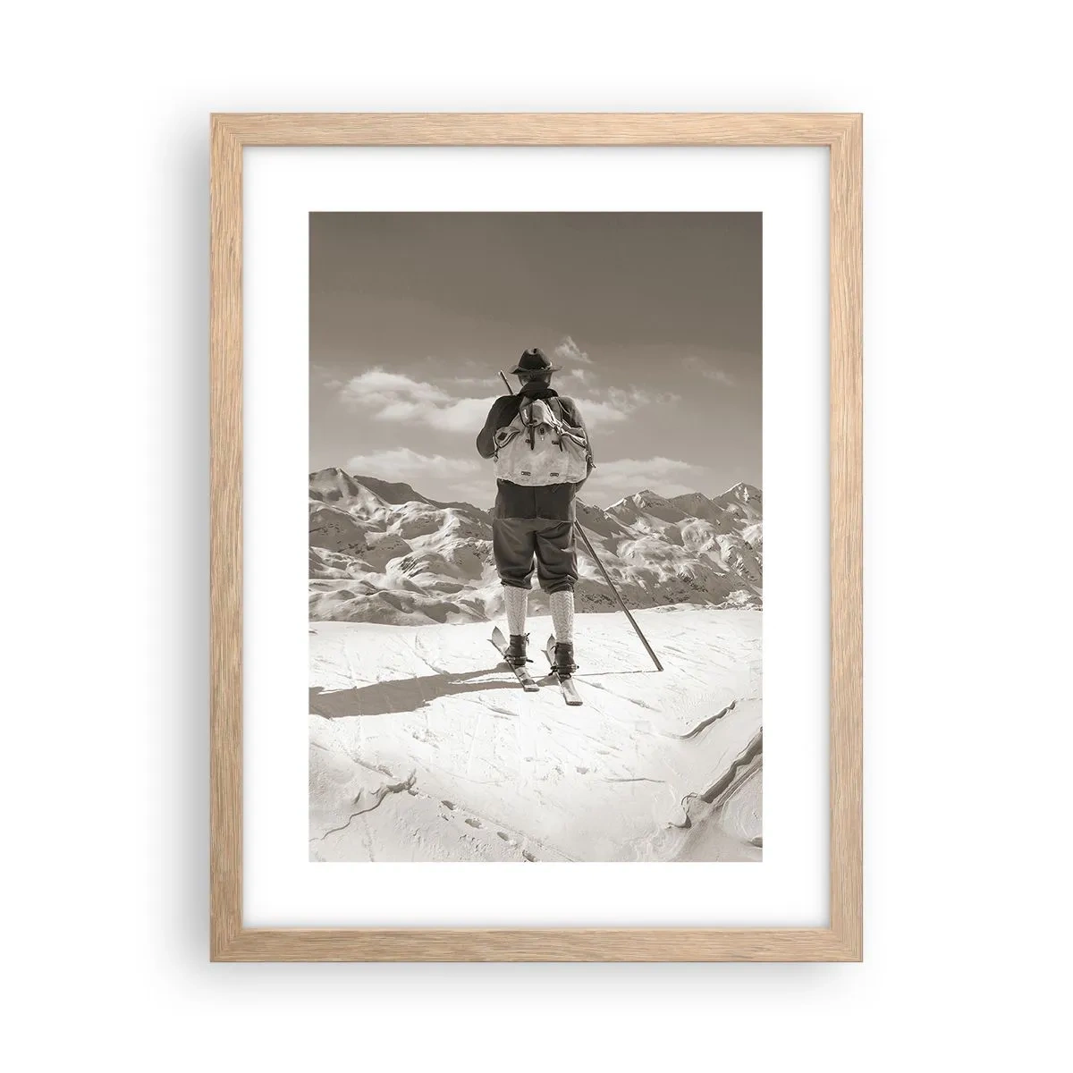 Plakat w ramie jasny dąb - A góry te same - 30x40 cm