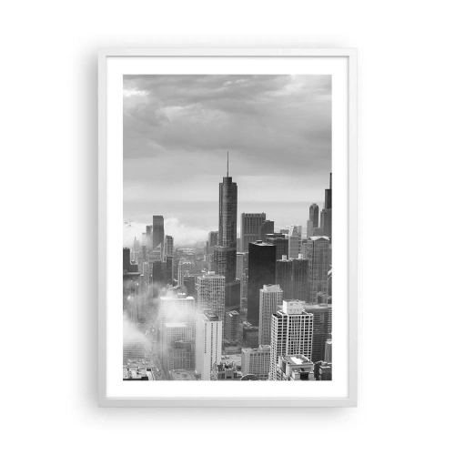 Plakat w białej ramie - Pejzaż amerykański - 50x70 cm