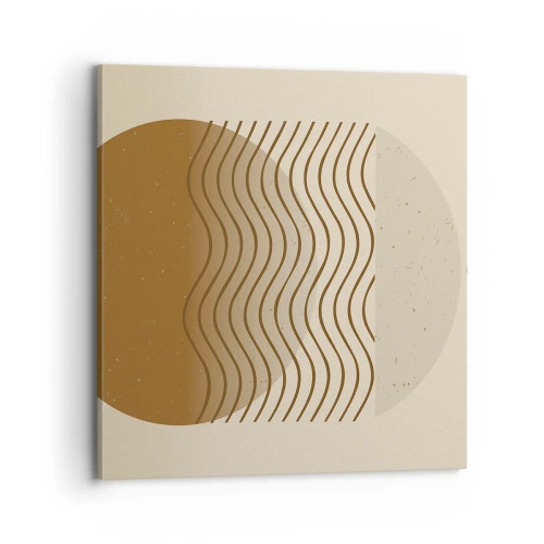 Obraz na płótnie - O pochodzeniu figur geometrycznych - 70x70 cm