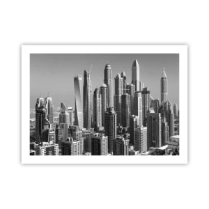 Plakat - Miasto nad pustynią - 70x50 cm