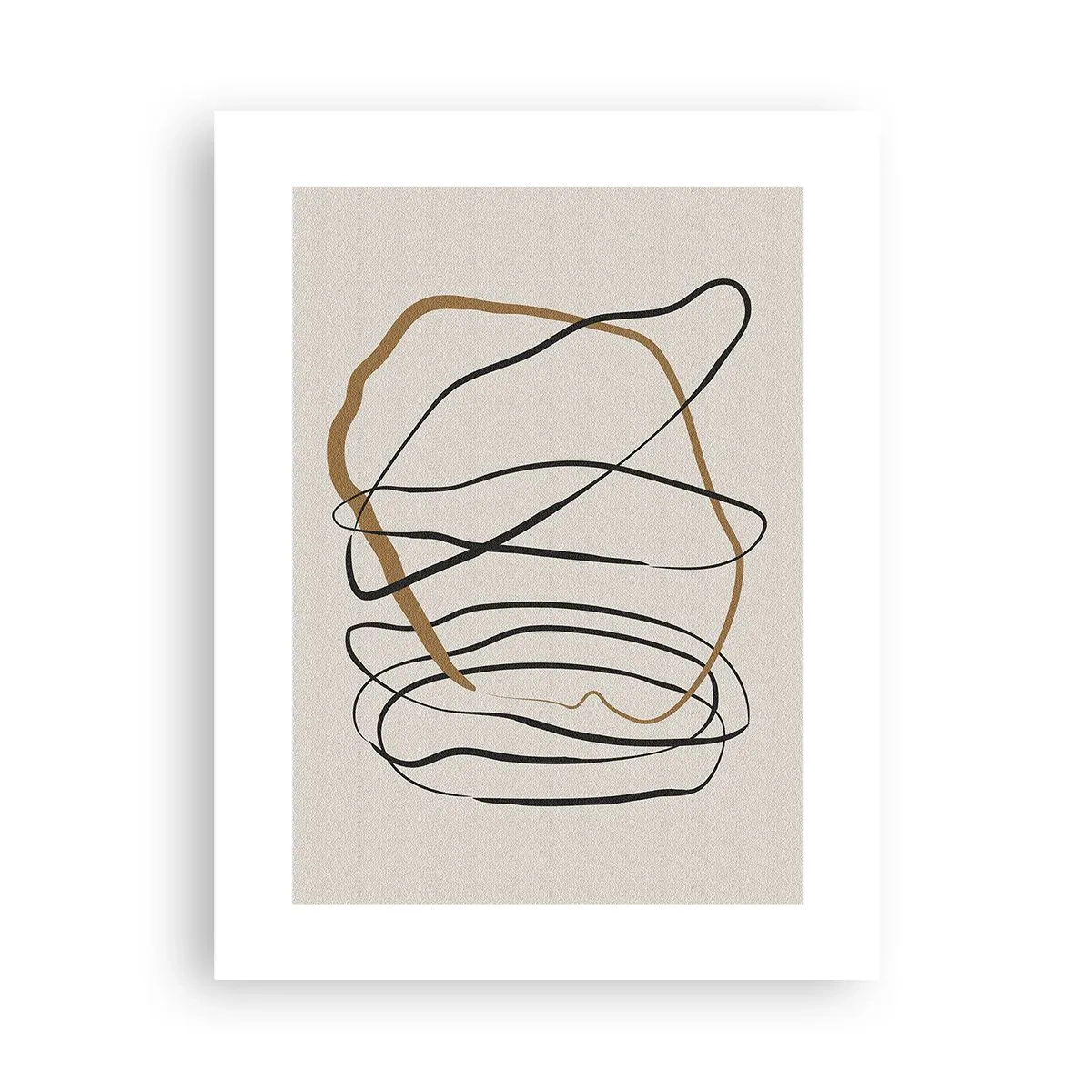 Plakat - Kompozycja – taniec opętaniec - 30x40 cm