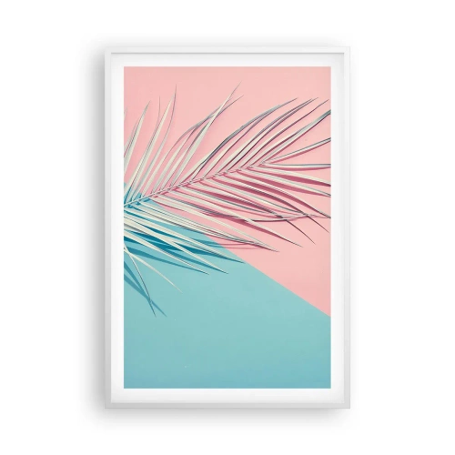Plakat w białej ramie - Tropikalna impresja - 61x91 cm