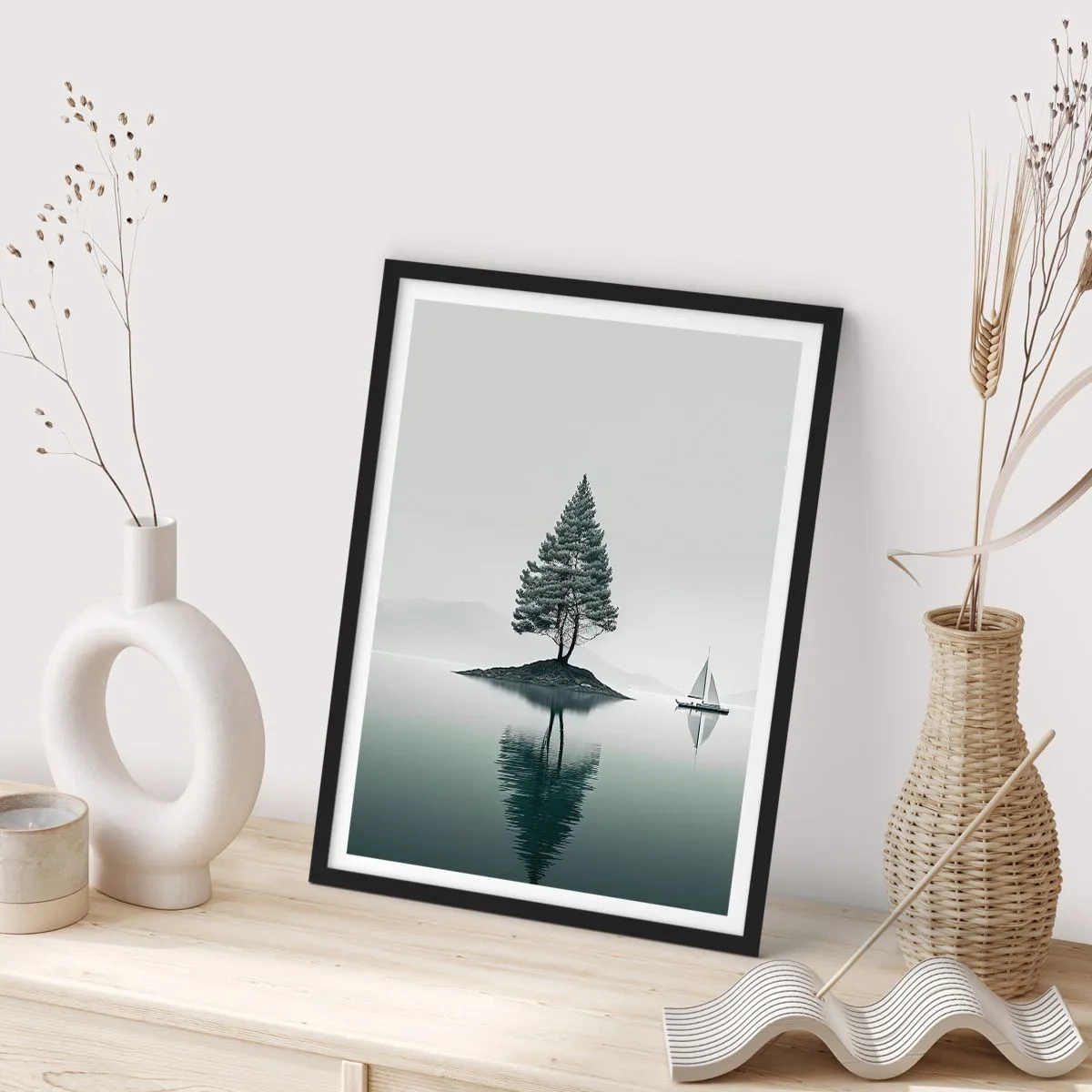 Plakat w czarnej ramie - Marzenie senne - 40x50 cm