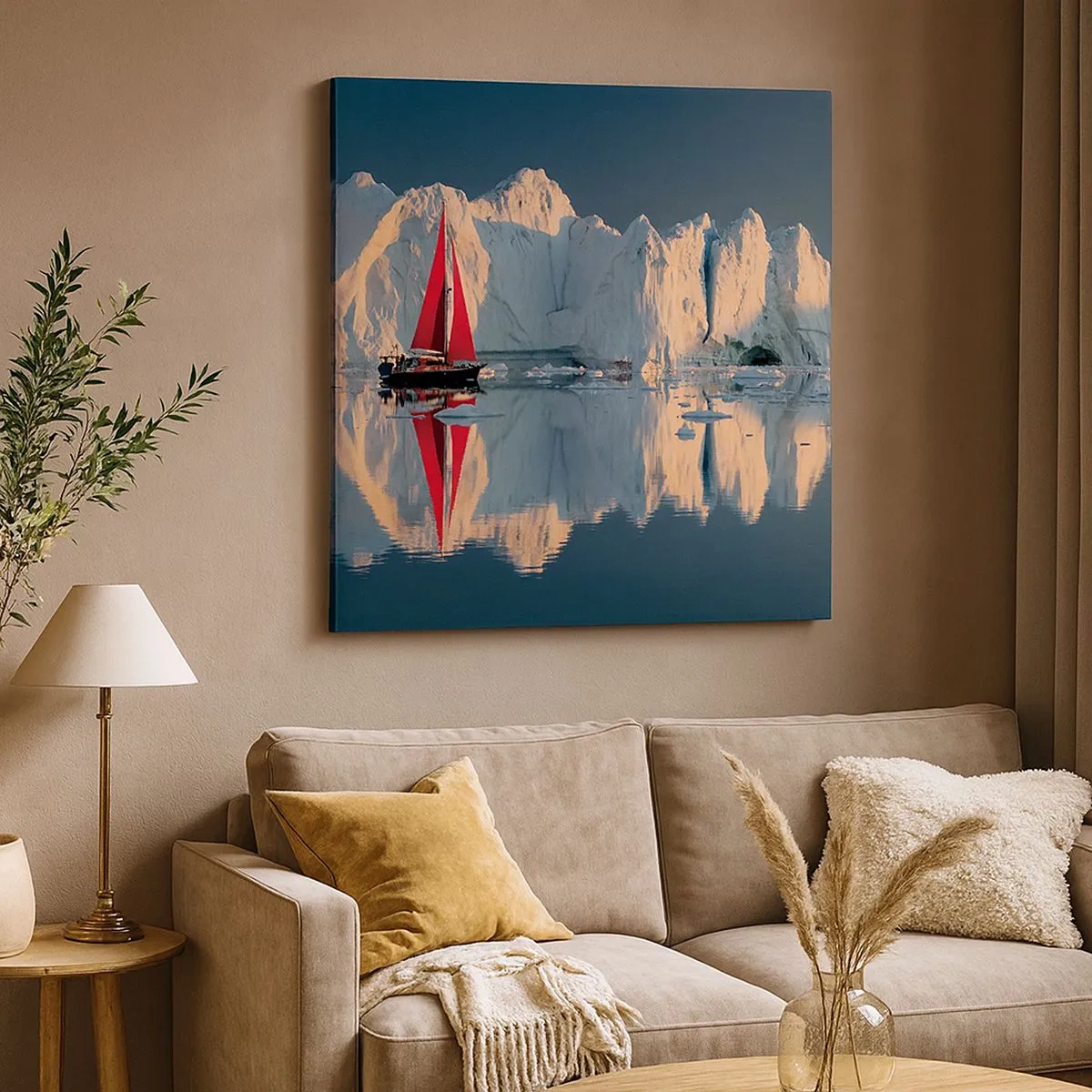 Obraz na płótnie - Na krańcu świata - 30x30 cm