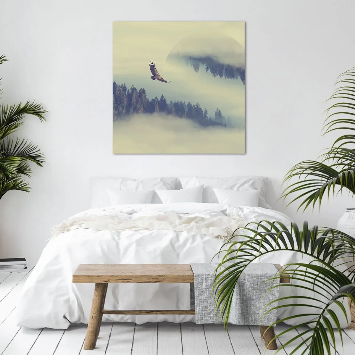 Obraz na płótnie - Widziałam orła cień - 70x70 cm