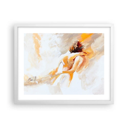 Plakat w białej ramie - W niebie bliskości - 50x40 cm