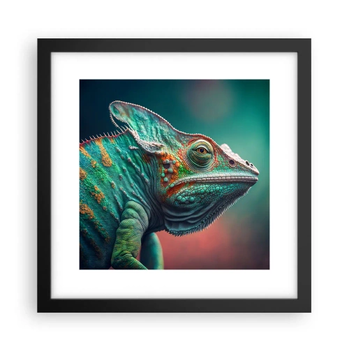 Plakat w czarnej ramie - Widzisz mnie? Niedobrze… - 30x30 cm