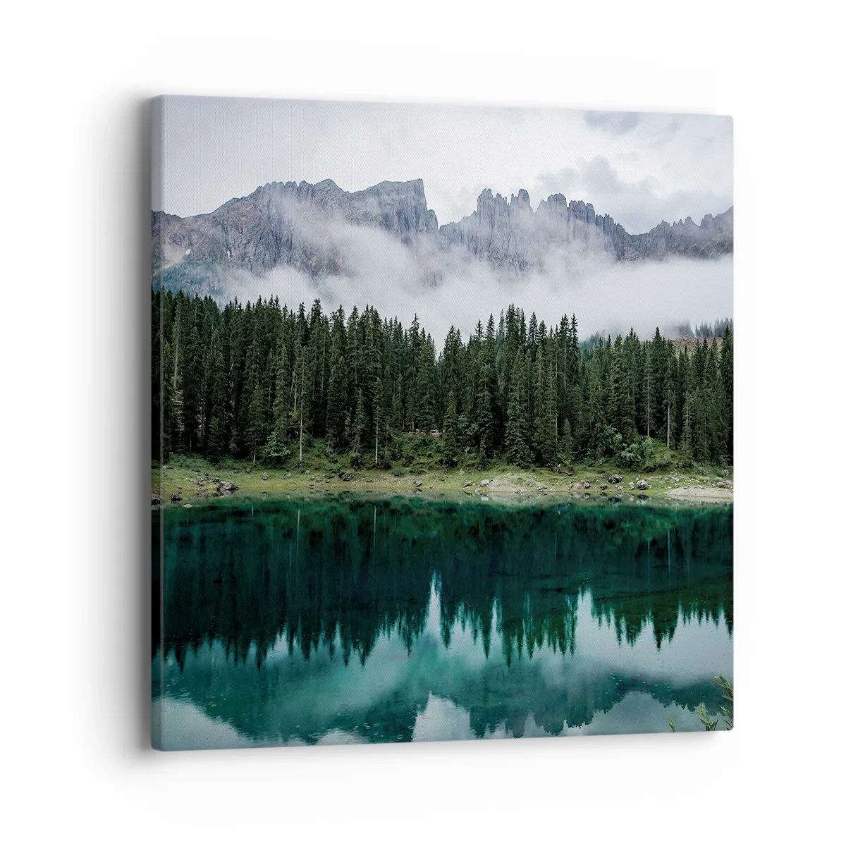 Obraz na płótnie - Cicho, cicho, nie budźmy wody spiącej… - 40x40 cm