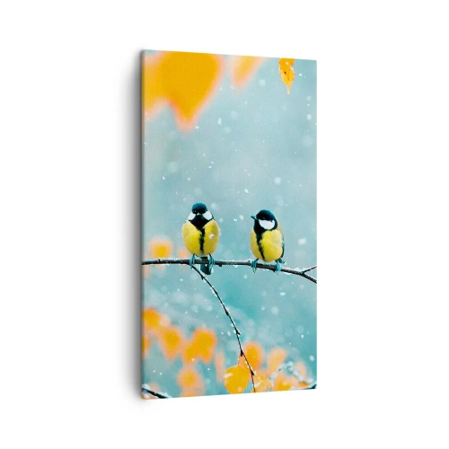 Obraz na płótnie - Ptasie plotki - 45x80 cm