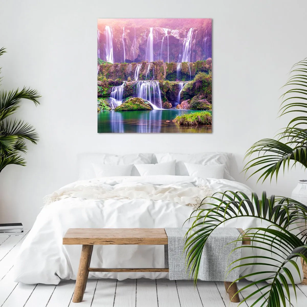 Obraz na płótnie - Schody do nieba - 50x50 cm