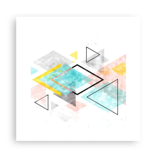 Plakat - Igraszka geometryczna - 30x30 cm