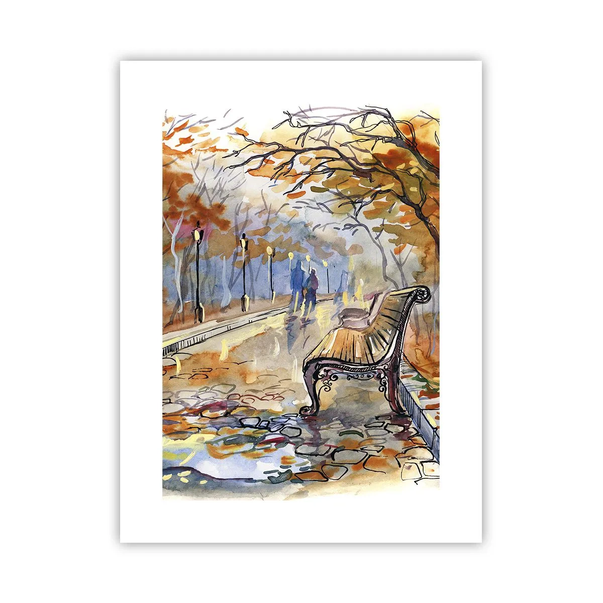 Plakat - Razem powędrować w jesień - 30x40 cm