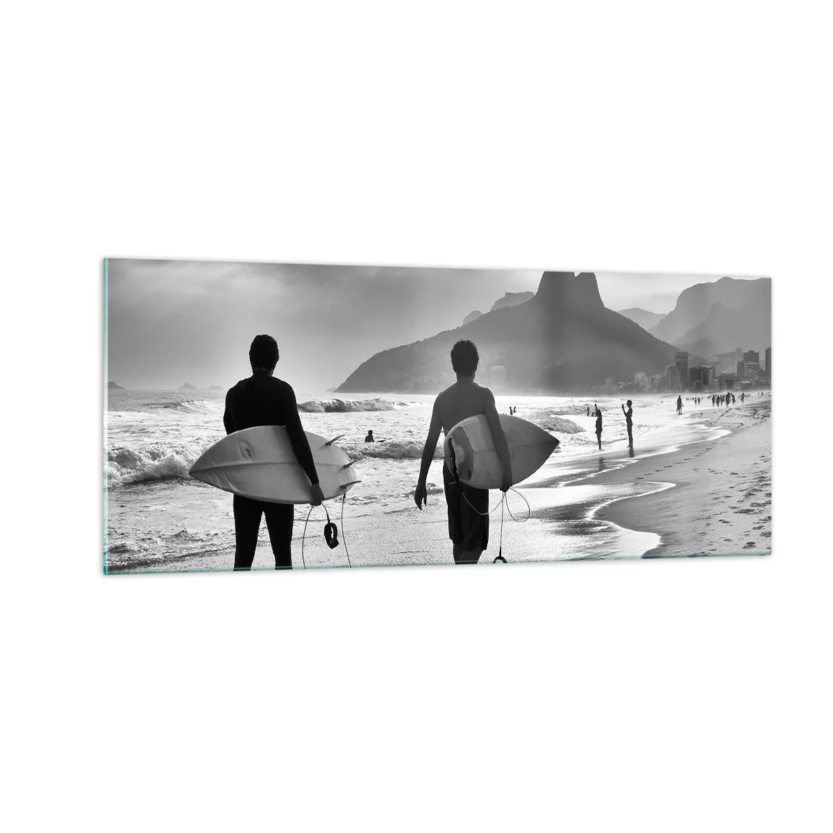 Obraz na szkle - Samba na jedną falę - 100x40 cm