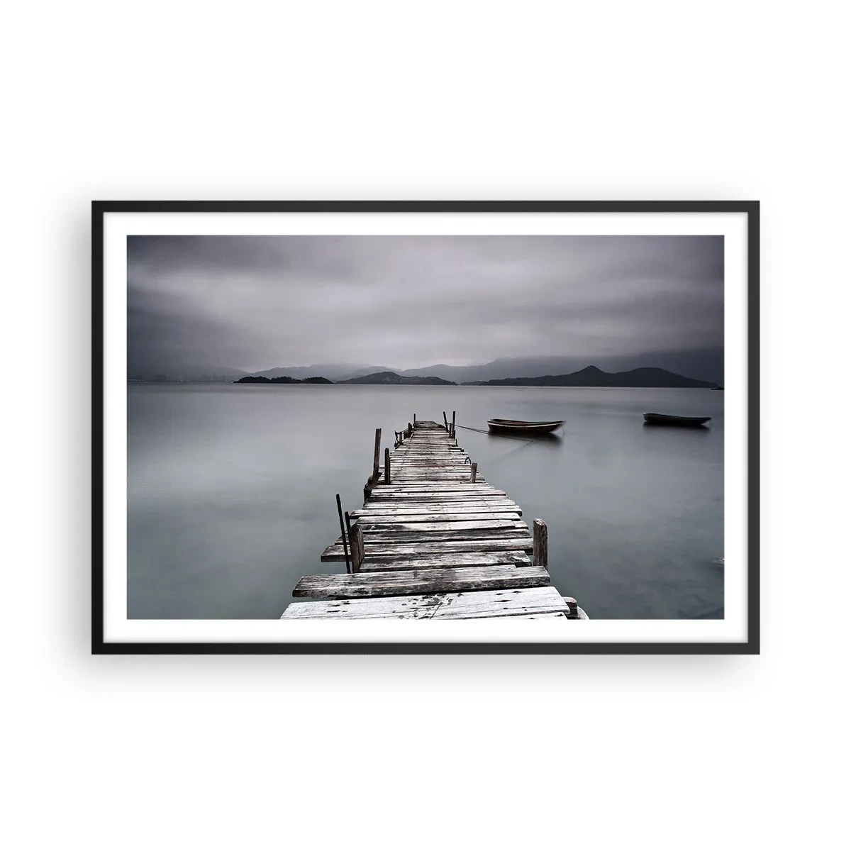 Plakat w czarnej ramie - Jutro możesz ruszać - 91x61 cm