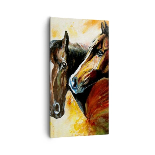 Obraz na płótnie - Dwa razy więcej wdzięku - 55x100 cm