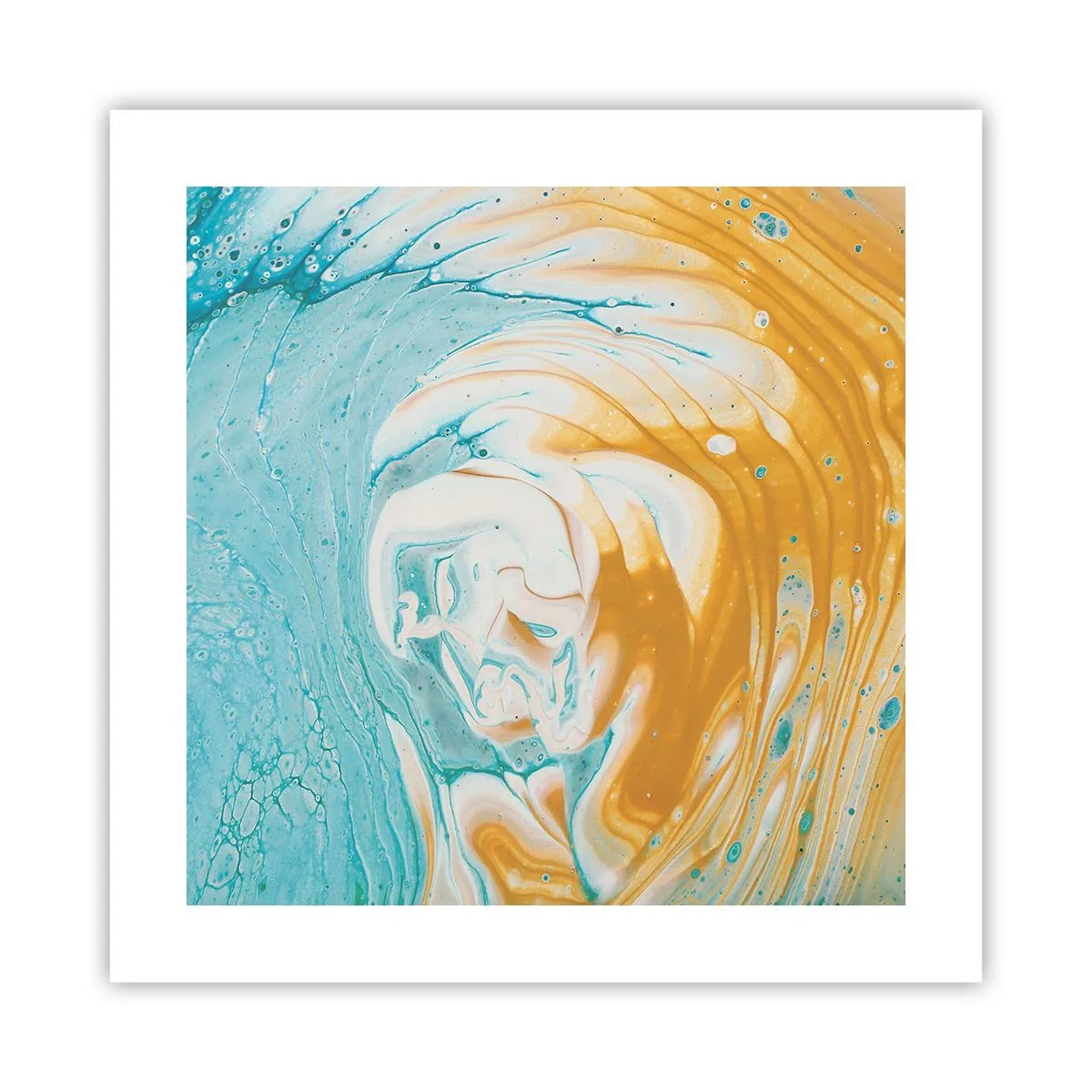 Plakat - Pastelowy wir - 40x40 cm