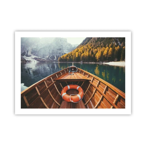 Plakat - Górska wycieczka - 70x50 cm