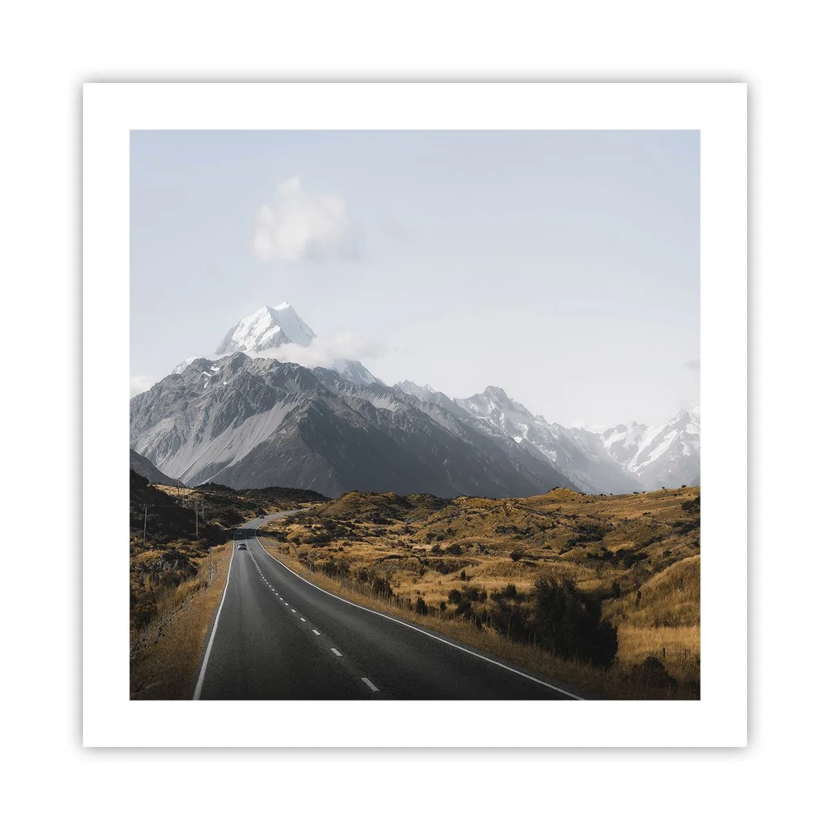 Plakat - Droga do serca gór - 50x50 cm