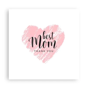 Plakat - Zawsze odpowiedni moment - 60x60 cm