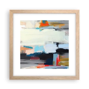 Plakat w ramie jasny dąb - Jest metoda? - 30x30 cm