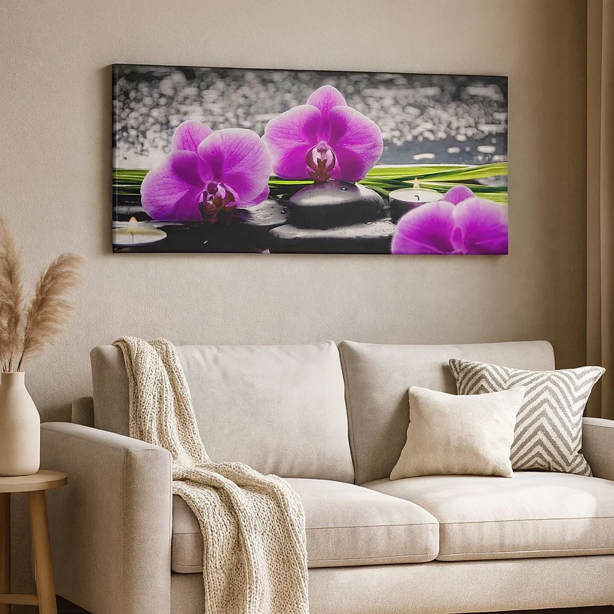 Obraz na płótnie - Utonąć w ciszy i spokoju - 100x40 cm