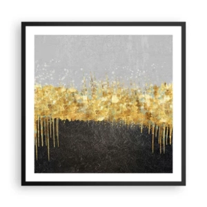 Plakat w czarnej ramie - W głąb i ku górze - 60x60 cm