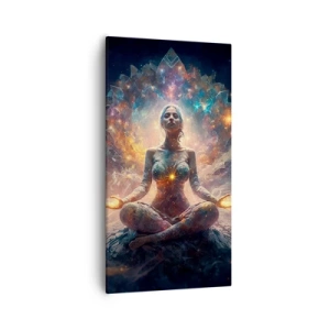 Obraz na płótnie - Przepływ dobrej energii - 55x100 cm