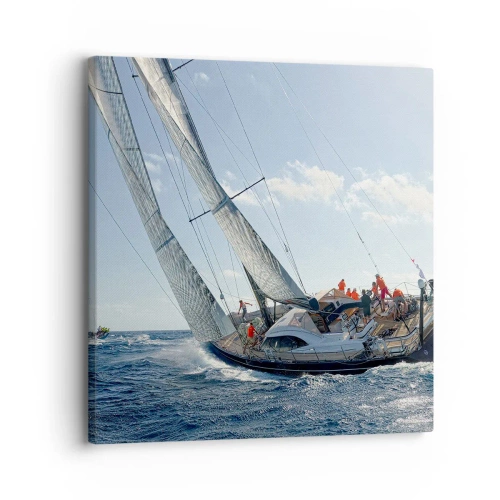 Obraz na płótnie - Niech zwycięży lepszy - 30x30 cm