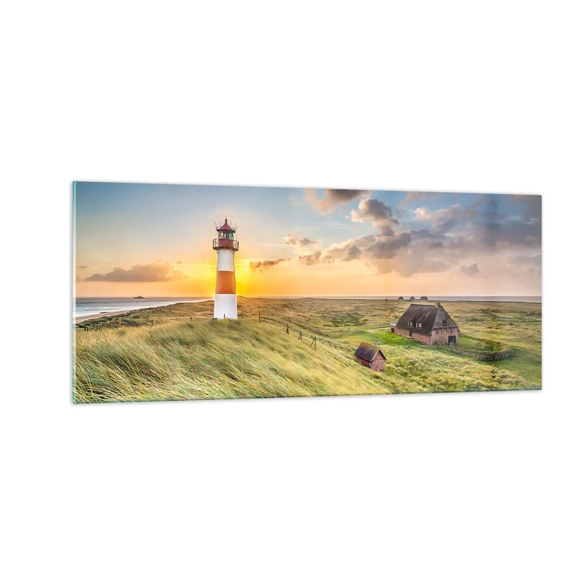 Obraz na szkle - Między falami - 100x40 cm