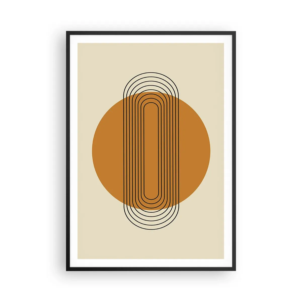 Plakat w czarnej ramie - Plan doskonały - 70x100 cm