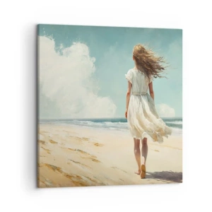 Obraz na płótnie - Na spotkanie słońca i wiatru - 50x50 cm