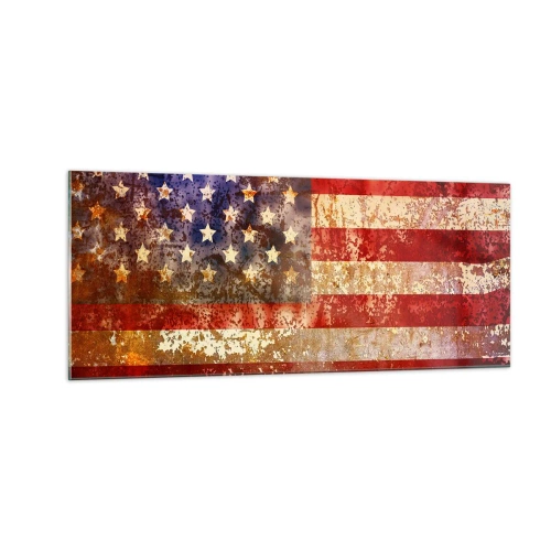 Obraz na szkle - Chwała nie przemija - 100x40 cm