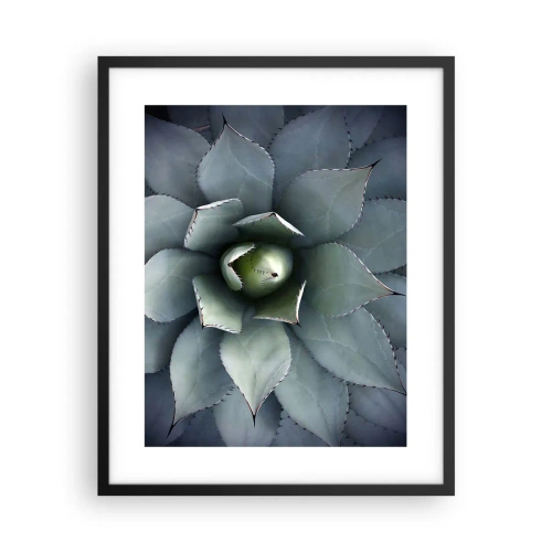 Plakat w czarnej ramie - Wabi i przestrzega - 40x50 cm