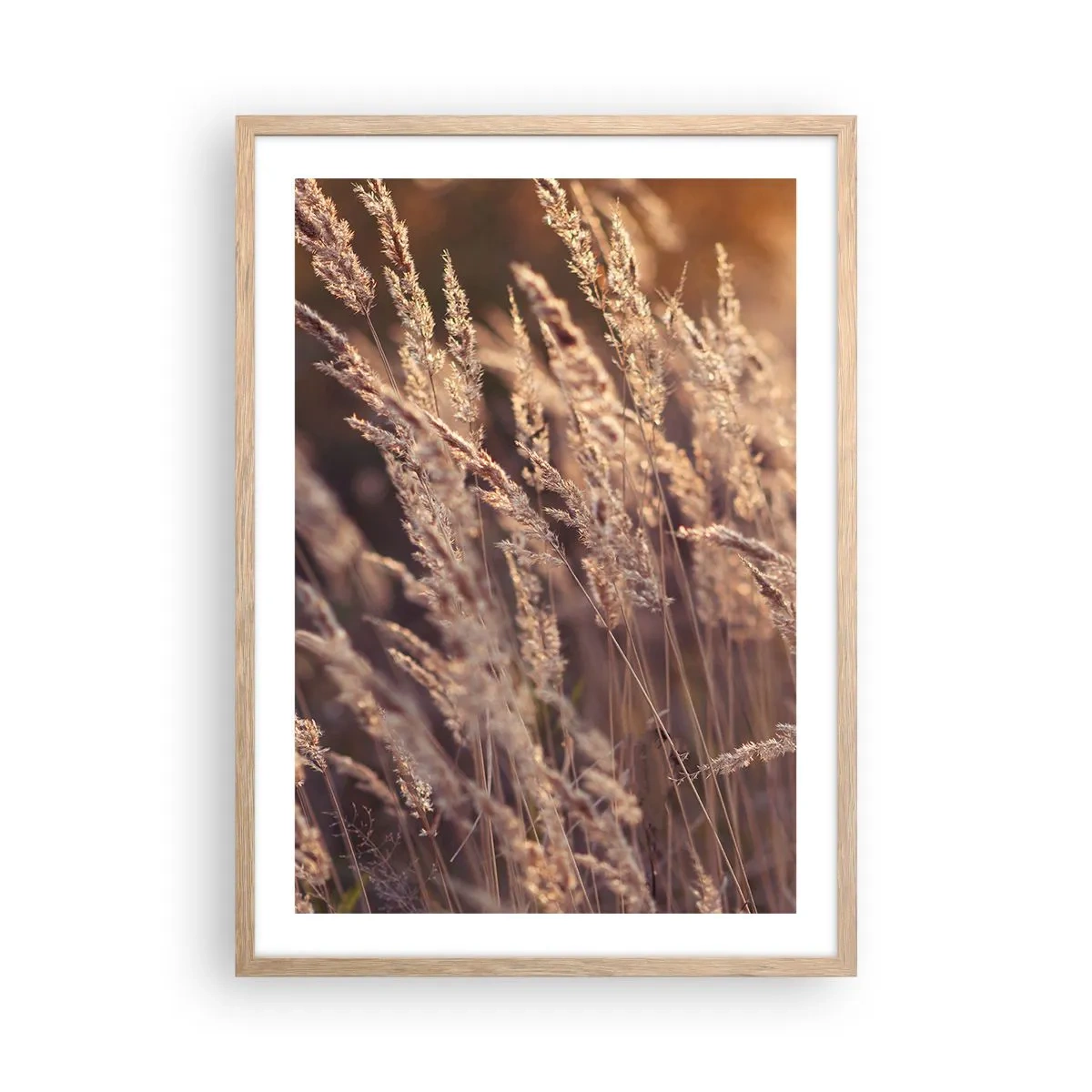 Plakat w ramie jasny dąb - Gotowe na powitanie jesieni - 50x70 cm