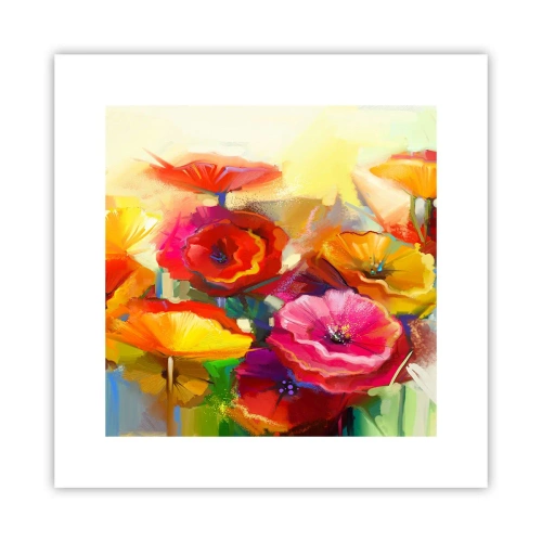 Plakat - Nie tylko czerwone - 30x30 cm