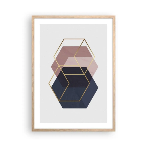 Plakat w ramie jasny dąb - Siła prostoty - 50x70 cm
