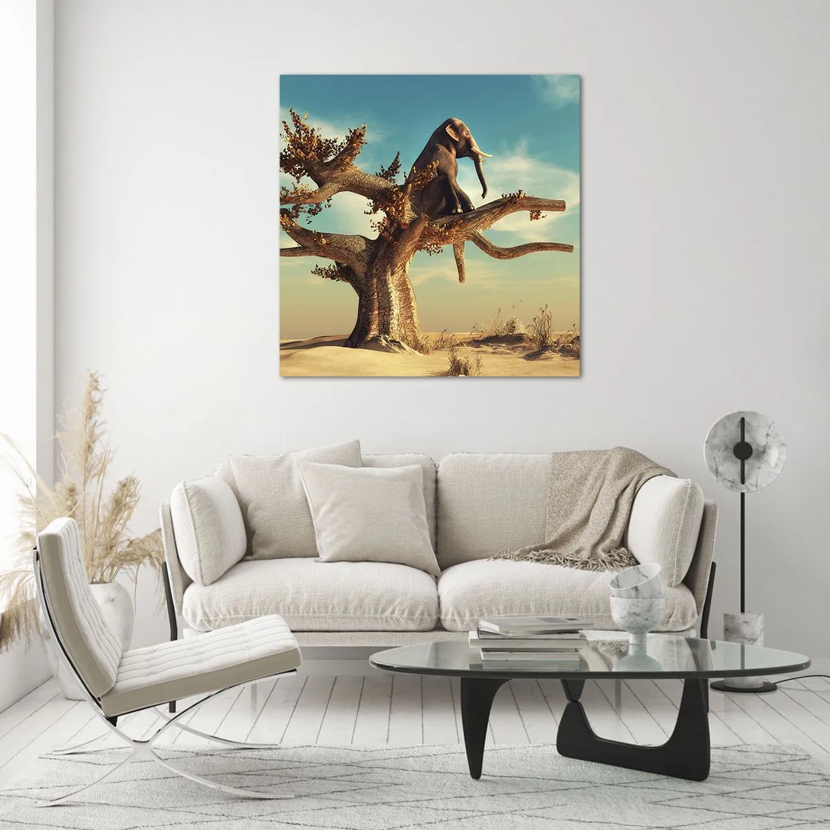 Obraz na szkle - Nowy punkt widzenia - 30x30 cm