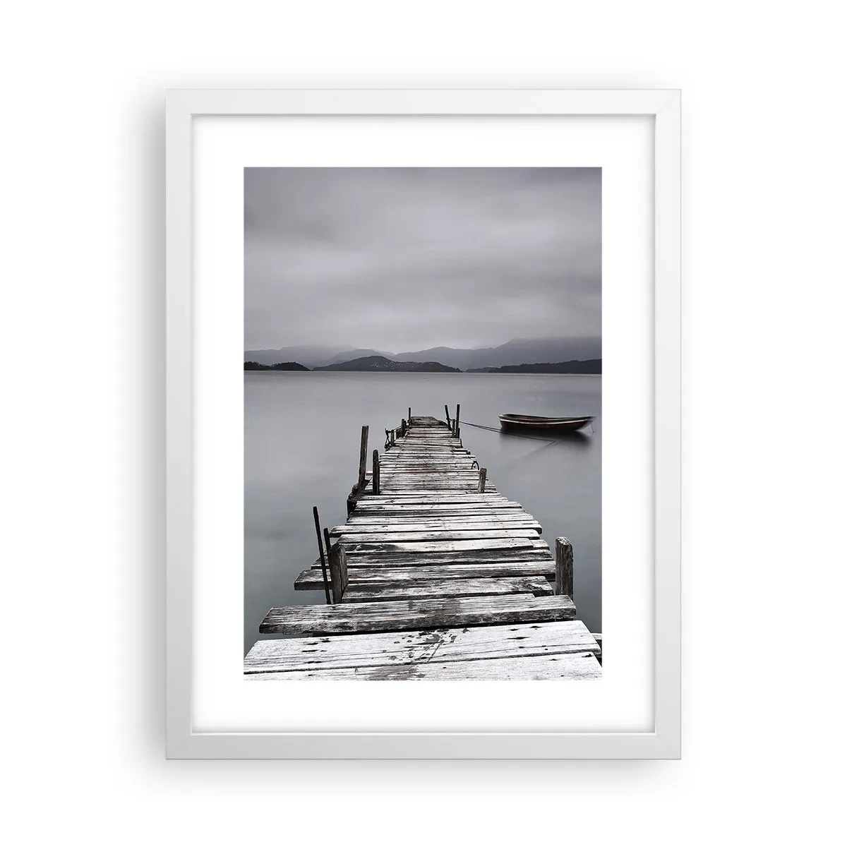 Plakat w białej ramie - Jutro możesz ruszać - 30x40 cm