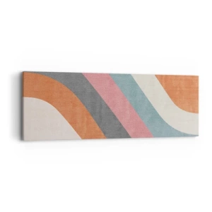 Obraz na płótnie - Kompozycja diagonalna – ruch - 90x30 cm